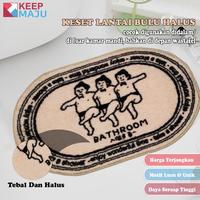 Gambar Keset Pintu Wol Kamar Mandi Rumah Multifungsi Pola Lucu Anti-Selip 40*60CM - TIGA ORANG dari Keepmaju karpet official Kota Tangerang 4 Tokopedia