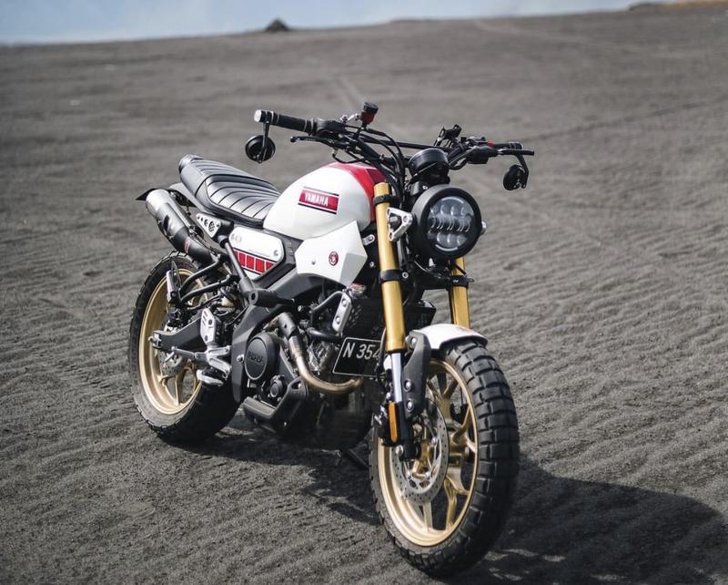 Product Introduction of Knalpot Scrambler PNP XSR155 Original Spartans Muffler 2