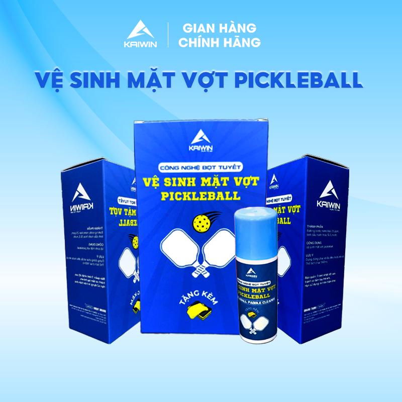    Kaiwin   Xịt vệ sinh vợt Pickleball giúp loại bỏ bụi bẩn mồ hôi nhanh chóng giữ mặt vợt luôn như mới   tặng kèm khăn lau   