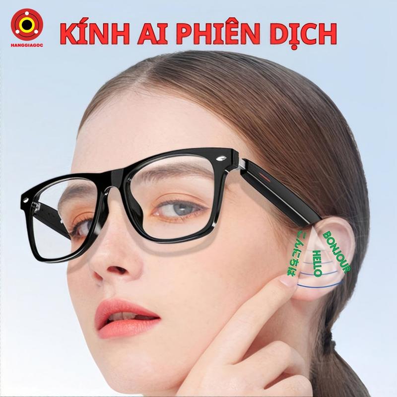 Kính AI Dịch Thuật E13 - Kết Nối Bluetooth, Nghe Nhạc, Phiên Dịch Ngôn Ngữ, Nhỏ…