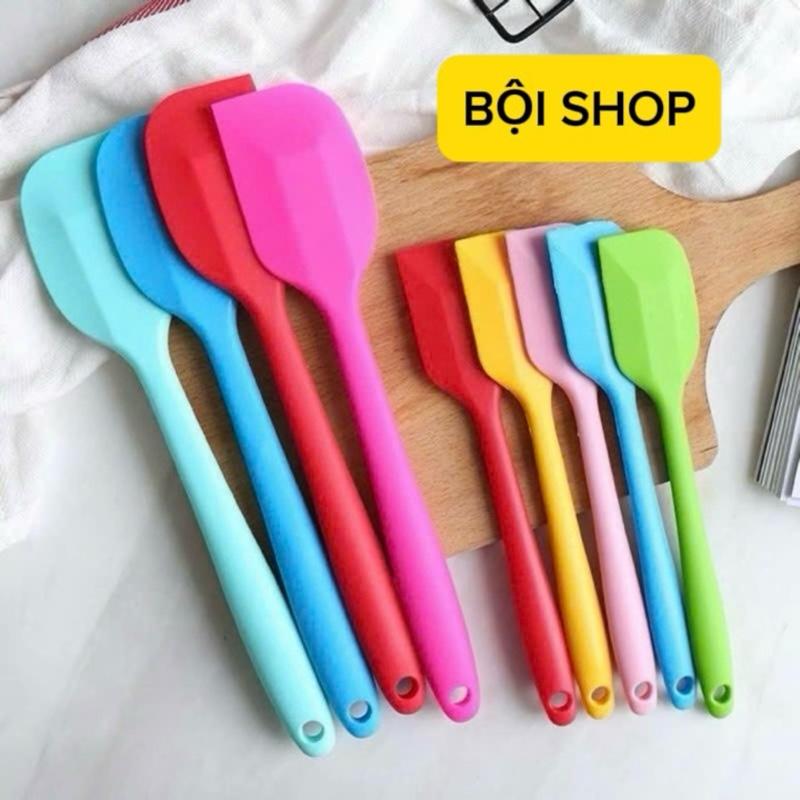  BỘI SHOP PHỚI DẸT SILICON TRỘN BỘT VÉT BỘT ĐÁNH BỘT PHẾT KEM PHỚI LÀM BÁNH CHỊU NHIỆT 