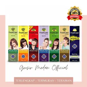 FRESHCARE ROLL ON AROMATHERAPY - MINYAK ANGIN WANGI ANTI KEMBUNG MUAL MASUK ANGIN