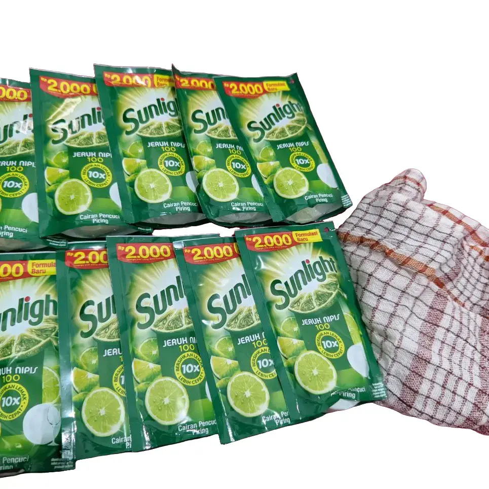 Dapat 13pcs -- Sabun Sunlight Cuci Piring + Lap Piring Paket KorahKorah Pembersih