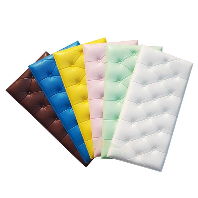 Product Introduction of Hình dán tường, 3D, Giấy dán tường, Màu Trơn Mềm mại, Thích hợp cho phòng ngủ và phòng khách của trẻ em, Thảm trải tường chống va chạm, Đệm xốp mềm 8