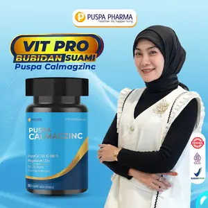 VIT PRO SUAMI @BUBIDANNISA - Promil suami - Puspa Calmagzinc 1 Botol isi 30 Kaplet Salut Selaput