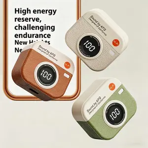 Q86 Earphone TWS Retro Aesthetic, Headset Bluetooth HIFI Jernih, Earbuds Wireless LED Display, Headphone Mini Music Nyaman