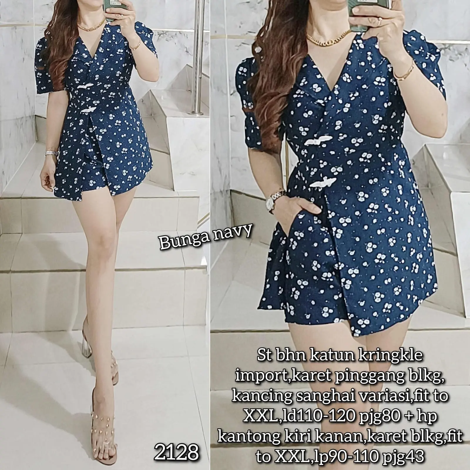 Setelan kancing shang hai variasi import 1254/1391/2128/2129/2859