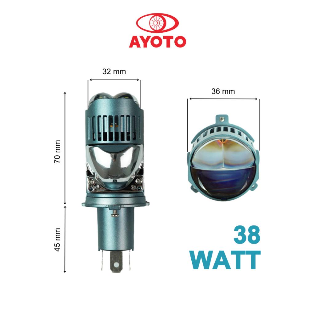 (BD) AYOTO LAMPU UTAMA MOBIL MOTOR LED A5 SOCKET H4 KAKI 3 PREMIUM HI LOW BEAM 38 WATT SUPER TERANG 3 WARNA CAHAYA (BD) AYOTO LAMPU UTAMA MOBIL MOTOR LED A5 SOCKET H4 KAKI 3 PREMIUM HI LOW BEAM 38 WATT SUPER TERANG 3 WARNA CAHAYA