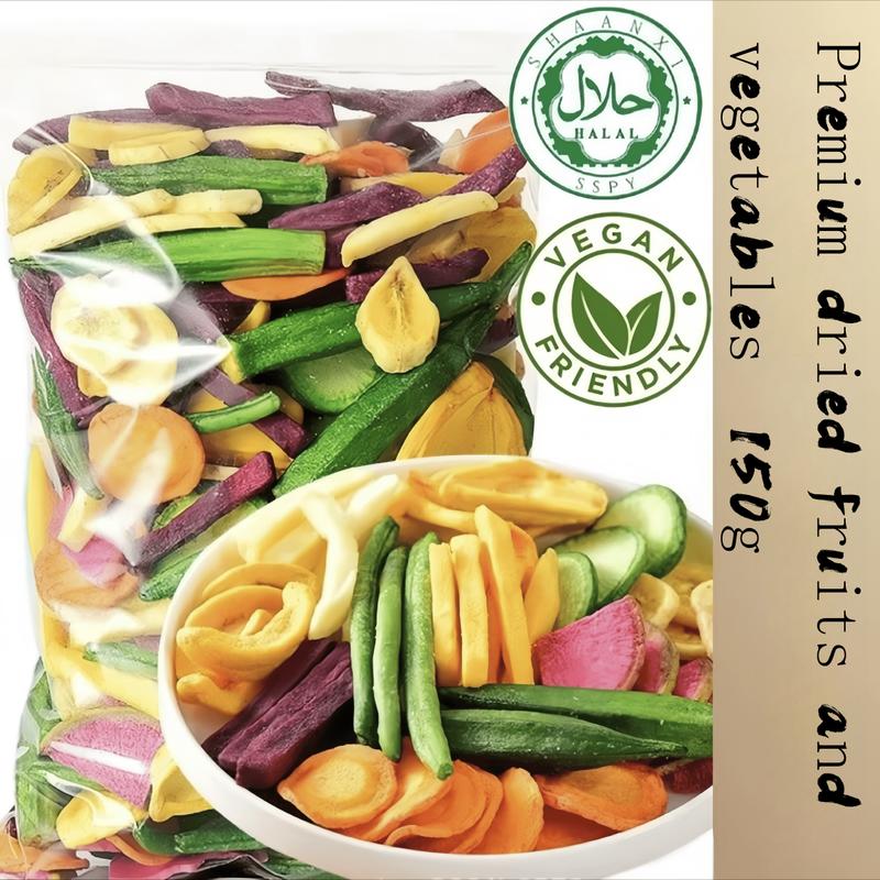 [HALAL]Keripik Mix Sayur & Buah Vegetables Chips & Fruits Kemasan Pouch Premium Chinese food Snack Cemilan Sweet COD Local delivery within 24 hours Manis Camilan 1