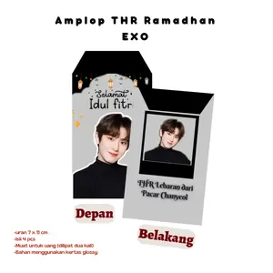 Amplop Lebaran EXO THR - Angpau EXO - Amplop THR EXO Selamat Idul Fitri