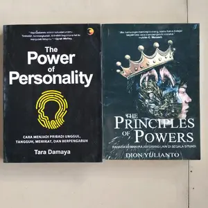 PAKET 2 BUKU SELF IMPROVEMENT / THE POWER OF PERSONALITY / THE PRINCIPLES OF POWER / RISALAH DOA