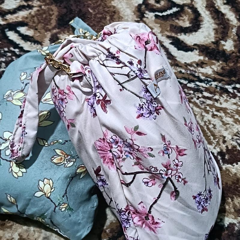 Mukena Katun Rayon Motif Bunga Sakura Ukuran Jumbo - Dewasa - Muslim, Wanita, Bali, Cantik, Renda, Mukenah 6
