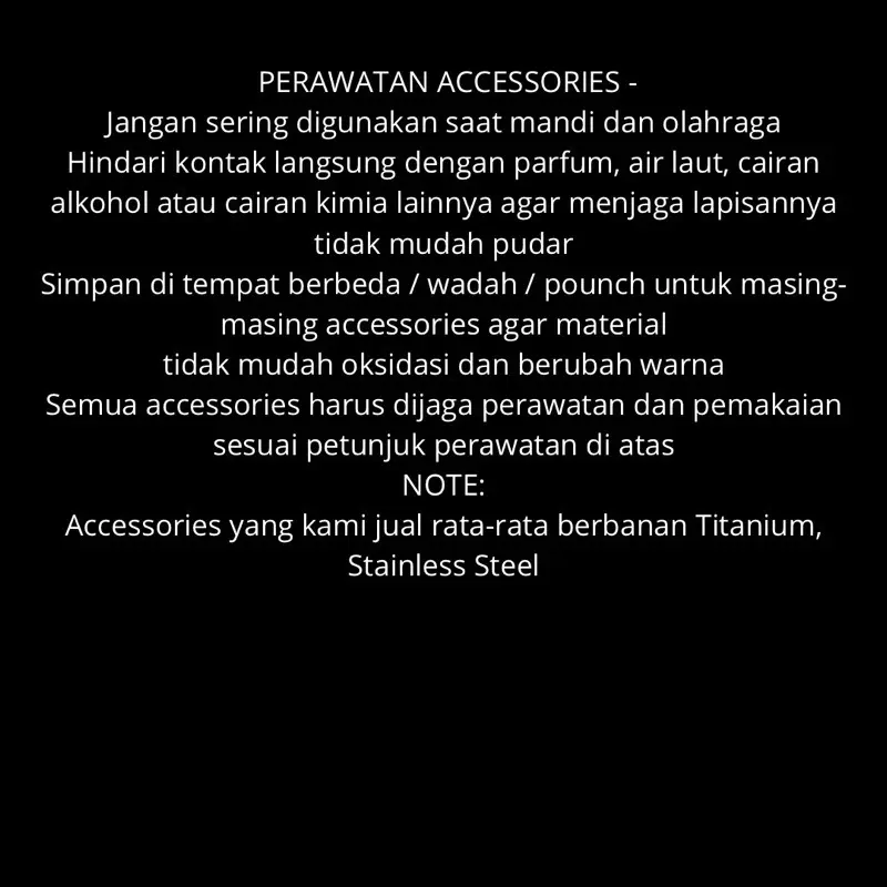 Kalung Titanium Model Rantai Liontin Cincin Black Edition - Bahan Tahan Karat Tidak Luntur - Aksesoris, Elegan Hitam 6