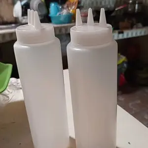 Botol Saus | Botol Mayonaise | Botol Kecap | Botol Cuka | Dengan Angka Takaran Serbaguna Tebal Murah