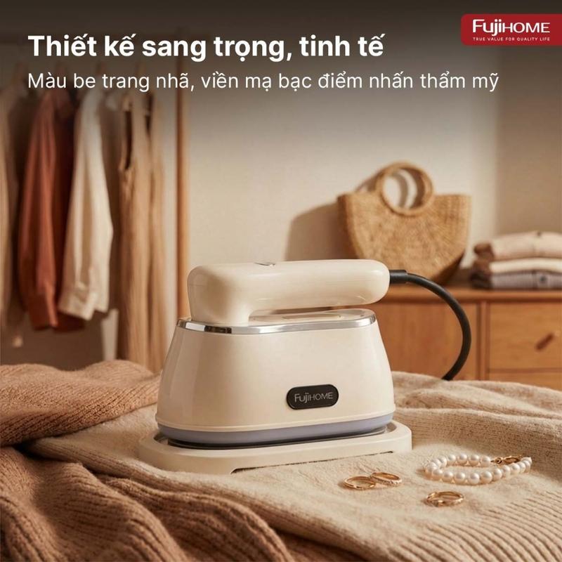 BÀN LÀ HƠI NƯỚC CẦM TAY GẤP GỌN FUJIHOME SI200DC – CÔNG SUẤT MẠNH MẼ 1200W, TRỢ THỦ ỦI ĐỒ SIÊU TỐC CHO CUỘC SỐNG HIỆN ĐẠI