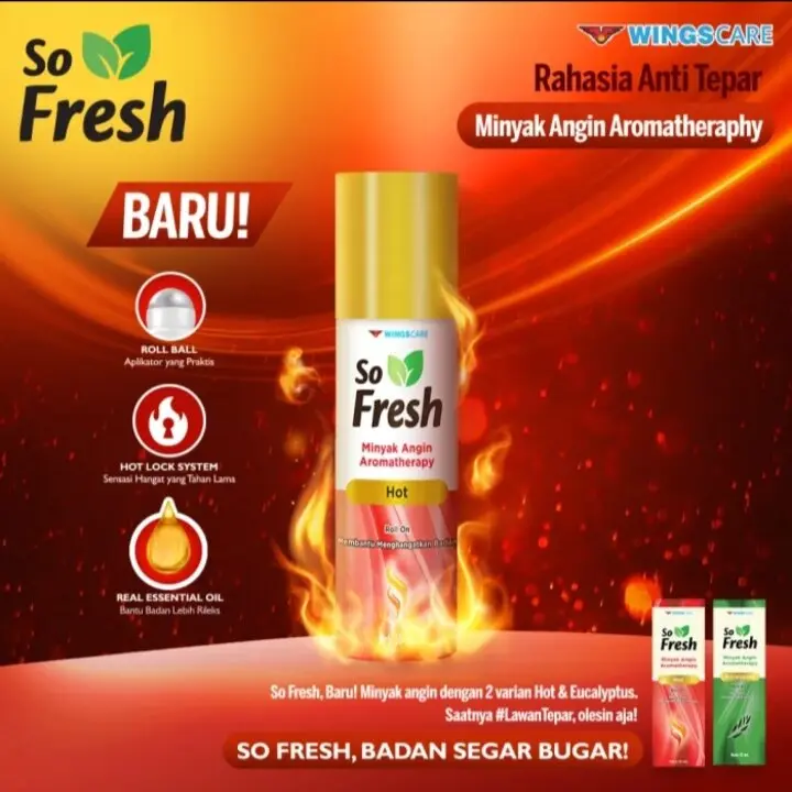 [BUY 1 GET 1] So Fresh Minyak Angin Aromatherapy 10ml isi 2 Untuk Meredakan Perut Kembung Masuk Angin 1