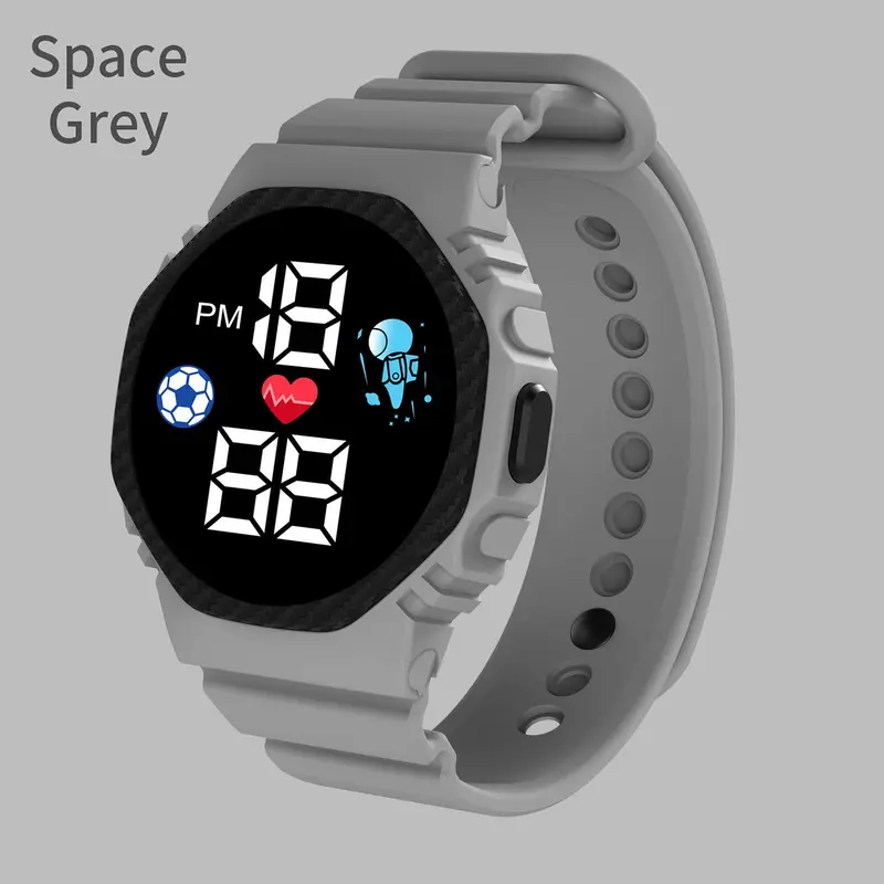 Jam Tangan Pria Wanita Fashion Terbaru Anti Air Waterresistant Digital LED Sporty RG32 2