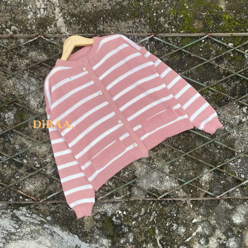 Clarisa Cardigan Rajut Anak - Sweater Rajut Anak 2 - 12 Tahun Tebal - Cardigan Anak 2