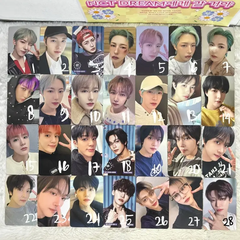 OFFICIAL PHOTOCARD RENJUN JENO HAECHAN JAEMIN NCT DREAM