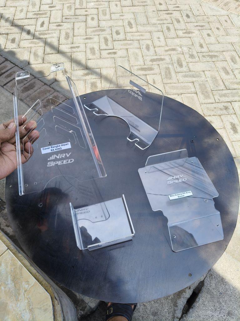 NRV mika kolong Akrilik Yamaha RX-King Transparan Jok Motorcycle