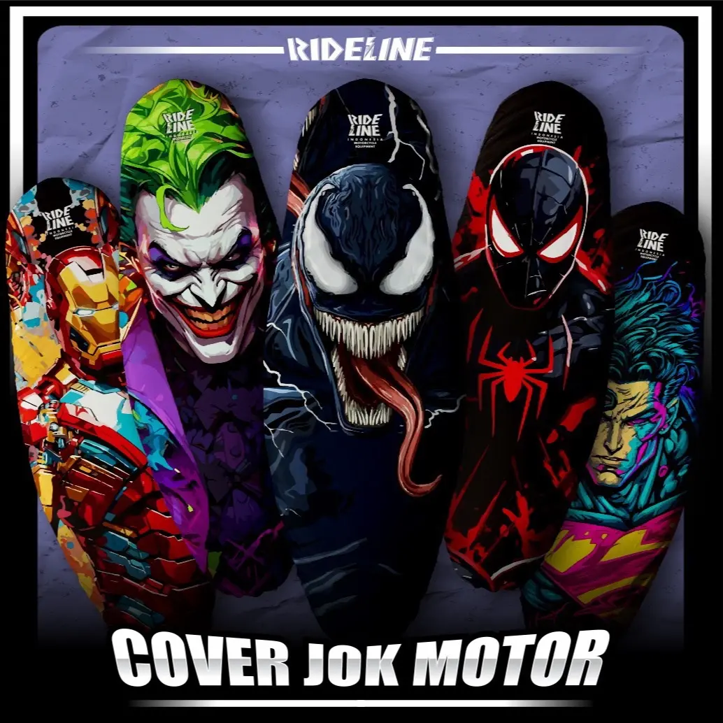 Rideline marvel seat cover - sarung jok motor full print