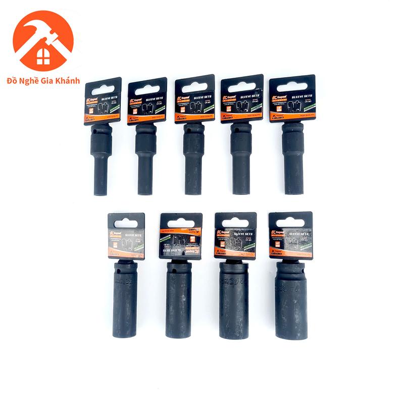 Đầu tuýp, đầu khẩu dài 1/2 dùng để mở ốc, bulong chất liệu thép CRMO Kapusi chính hãng