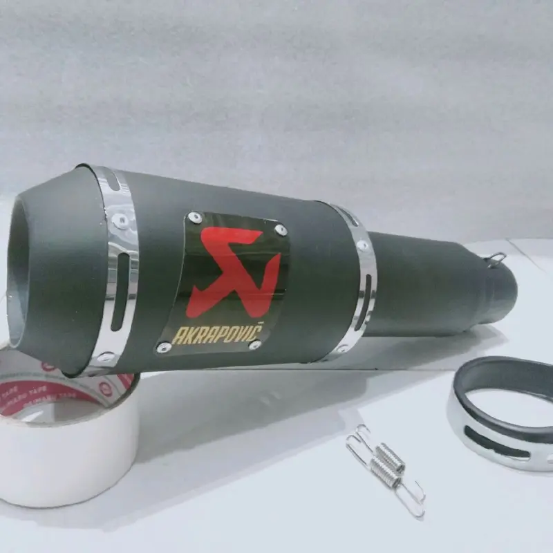 Silnser Akrapovic GP Lorenzo untuk Motor Vixion CBR CB R15 Scorpion Byson Fu Sonic Supra Jupiter Mio Beat Vario Nmax Aerox DLL - Motorcycle Knalpot 0