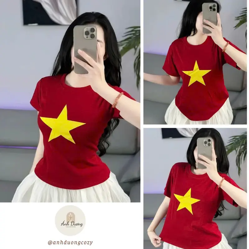 Áo phông sao vàng chất liệu coton lạnh - phù hợp mặc ở nhà, đi chơi hottrend 2026 | BigBuy360 - bigbuy360.vn Áo phông sao vàng chất liệu coton lạnh - phù hợp mặc ở nhà, đi chơi hottrend 2026 | BigBuy360 - bigbuy360.vn