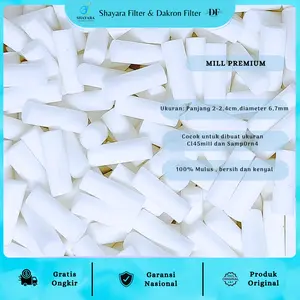Shayara Busa Filter Mil Kualitas Premium Lengkap Saringan Kapas Aquarium Original 100% Kenyal Mulus Garansi Uang Kembali