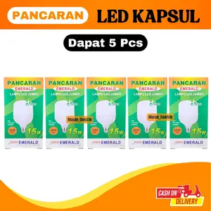 Paket Isi 5Pcs LED INALUX & PANCARAN 5W 10W 15W 20W BOHLAM KAPSUL LED E27 SNI