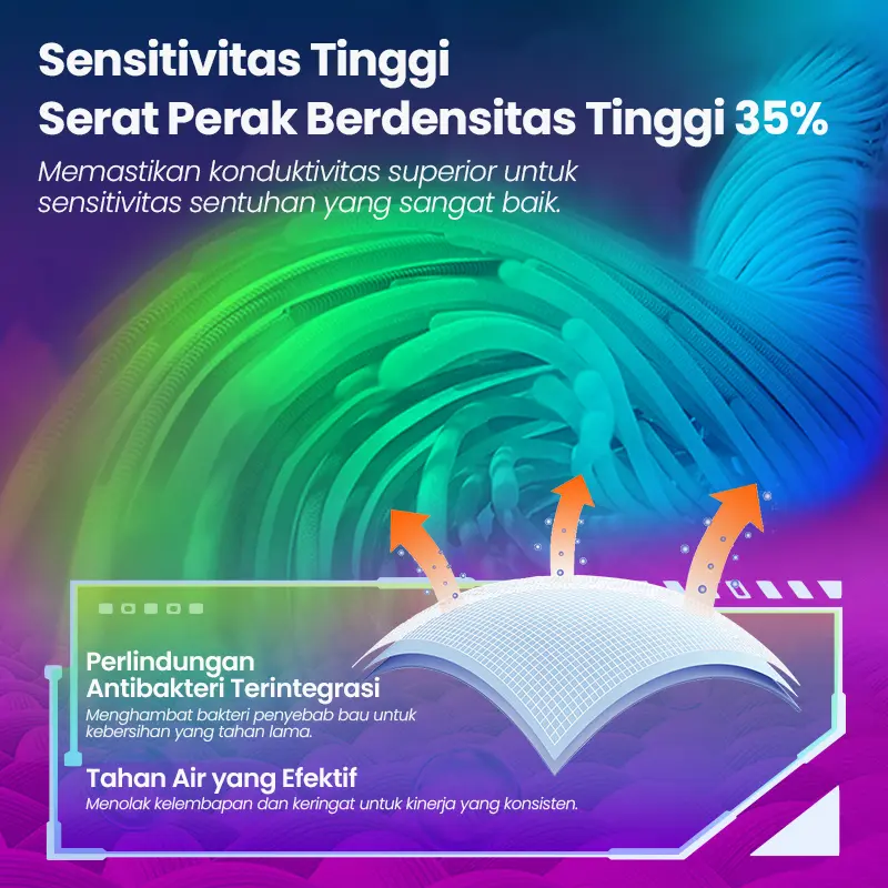 BlueWow V4 Ice SilkFinger Sleeve/Pro Lengan Jari- Putih Sarung Jari Gaming Generasi Baru - Material Ice Silk/Shark Gaming-Material Nanofiber Premium | High Sensitivity & No Miss Touch | Anti-Sweat + Screen Safe untuk Garena/PUBG/MLBB BlueWow V4 Ice SilkFinger Sleeve/Pro Lengan Jari- Putih Sarung Jari Gaming Generasi Baru - Material Ice Silk/Shark Gaming-Material Nanofiber Premium | High Sensitivity & No Miss Touch | Anti-Sweat + Screen Safe untuk Garena/PUBG/MLBB