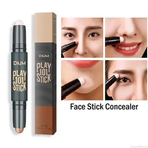 Concealer Stik Contour 2 in 1 - Face Stick Concealer Contour Dua Sisi Untuk Mencerahkan Kulit - Wajah, Foundation