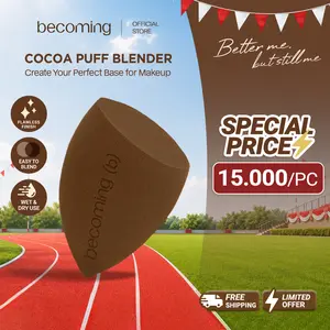 [LIMITED EDITION] becoming Cocoa Puff Blender | Beauty Blender Sponge | Tools Make Up | Puff Make Up | Soft Sponge Blender