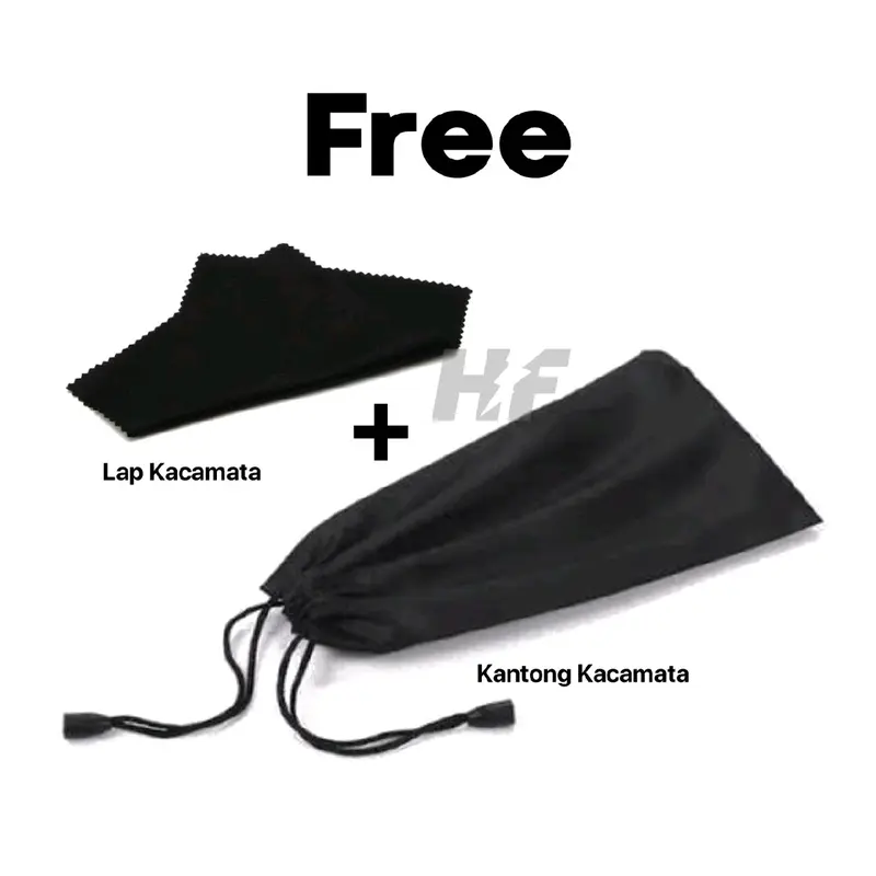 [COD] HF - Kacamata Persegi Boldie Unisex 4