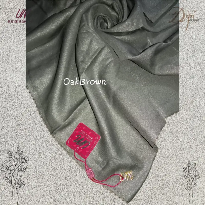 Luxury Plain lc Hijab Umama Scraf Jilbab Segi Empat Voal Tyspan Lasercut Kerudung 5