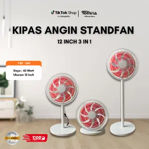 STANDAFAN 12 INCH / KIPAS ANGIN / BERDIRI 3 IN 1 / KIPAS ANGIN MURAH / KIPAS ANGIN KENCANG//KIPAS MEJA