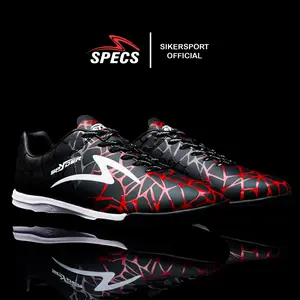 Sepatu Futsal Specs Accelerator Spyder FG Hitam Merah