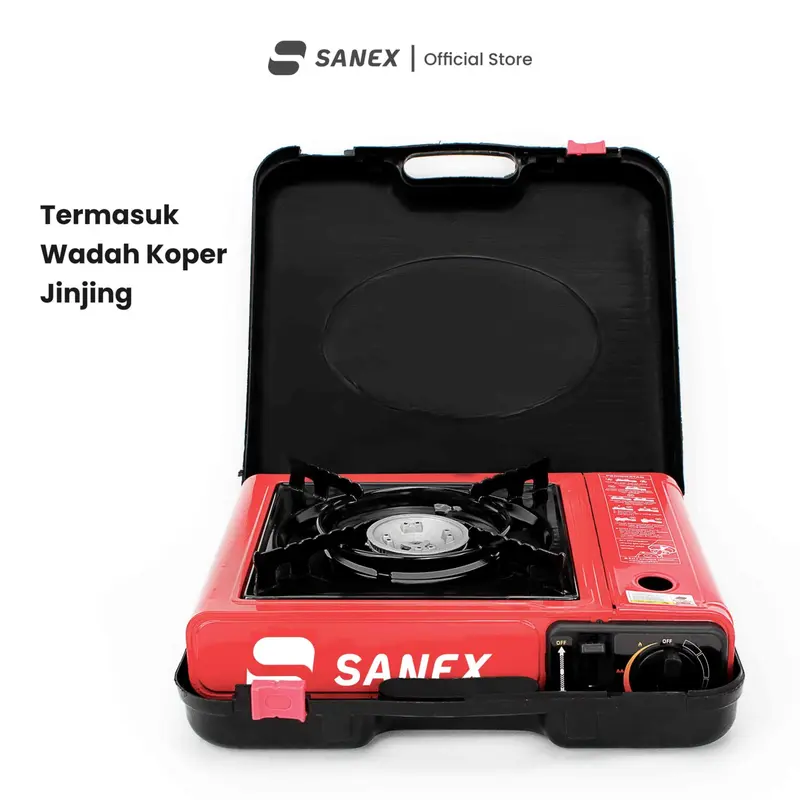 [PAKET HEMAT] SANEX KOMPOR CAMPING BBQ PORTABLE 2 IN 1 SN883 / SN 883 KOMPOR GAS PORTABLE (1 TUNGKU) GARANSI RESMI 3