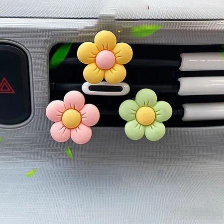 bunga Baru Dekorasi Mobil Kendaraan Pusat Konsol Dekorasi & Ornamen Lucu Penyembuhan Seri Segar Bergetar Kepala Dekorasi Bunga Car 9