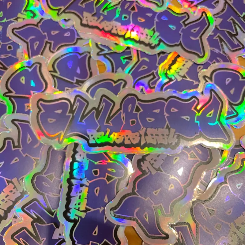Stiker Hologram (anti air) - Custom name, design , etc - FREE SIMPLE DESIGN 0