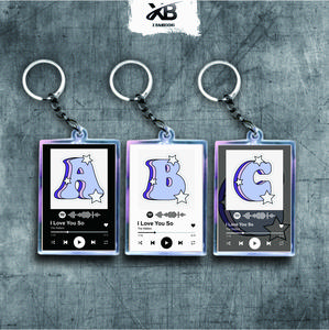 XB Gantungan Kunci Inisial Hurup PART 5 BINTANG ganci akrilik XB Gantungan Kunci Inisial Hurup PART 5 BINTANG ganci akrilik