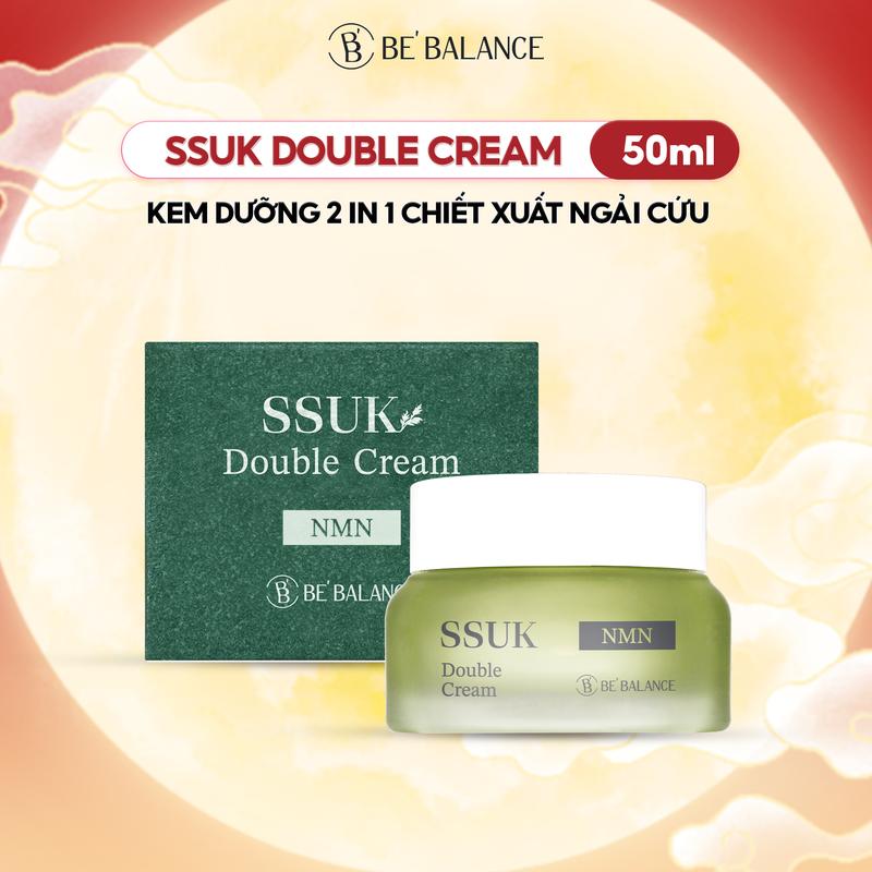 (S03) Kem Dưỡng Đa Tầng Chiết Xuất Ngải Cứu Be'Balance SSUK DOUBLE CREAM Làm Đẹp Da 50ml