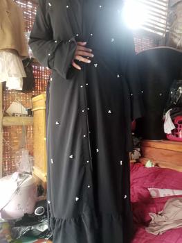 Product Review of Abaya syahira set outer abaya turkey remaja dan dewasa warna l hitam mewah elagan Gamis Muslim Wanita bahan Ceruty abaya crystal Mutiara Payet Syari Ibu Dress Simple Kondangan Basic Lebaran Pesta from S** m**3 0