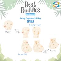 Gambar NOVA - Sarung Tangan Dan Sarung Kaki Bayi (1 Pack) - Boy Series - Goofy Bear dari nova baby Kota Bandung 5 Tokopedia