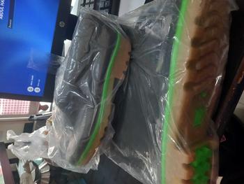 Product Review of AP Boots 2003 Tricolor Hijau /  APBoots Sepatu Karet PVC Boot Hujan Tinggi Anti Air / Sepatu Lab Proyek Pabrik Kebun Waterproof Green from 𝐏**𝐭 0