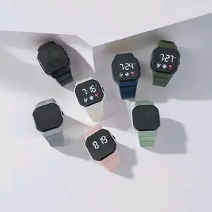 Jam Tangan LED pria wanita cewek cowok unisex dewasa remaja kekinian silicone