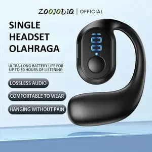 ZOOJODIQ Z10 Edisi Peningkatan Olahraga Desain Putar 360° Baterai Tahan Lama Display Digital Reduksi Kebisingan Cerdas Non-In-Ear Cocok untuk Olahraga & Pasangan Touch-Sensitive