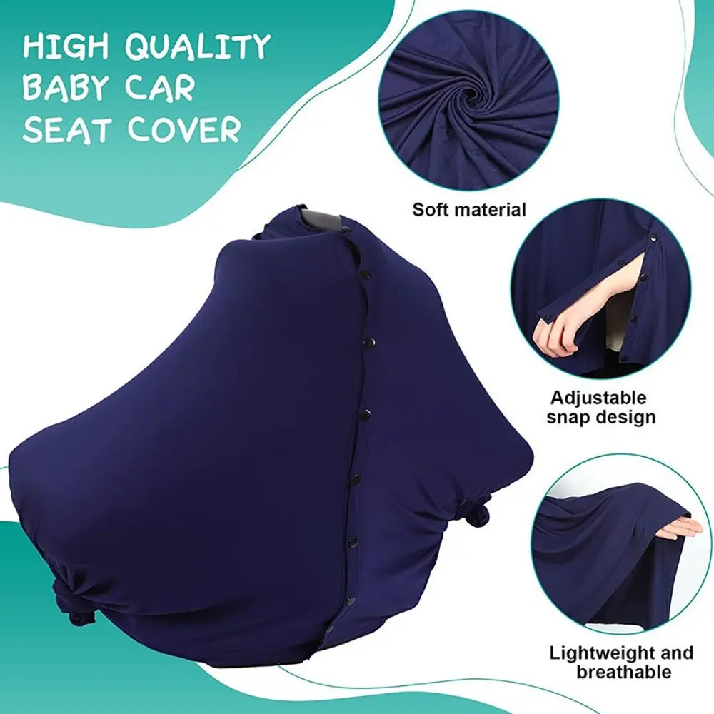 Accessories Multi-functional Privacy Breastfeeding Shawl Muslin Fabric Solid Color Nursing Cover Privacy Protection Breastfeeding Nursing Blanket