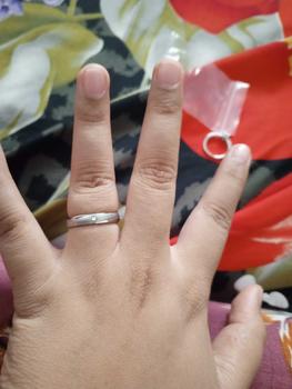 Product Review of Cincin couple titanium silver { HARGA SATUAN }  / Cincin Mmata Banyak Pilihan Cincin Stainless Steel Polos skena from l**a 0