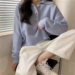 FUGUI Avier Top Kerah Soft Knit 4369 Atasan Rajut Halus Berkerah dengan Desain Elegan dan Nyaman untuk Dipakai Sehari-hari